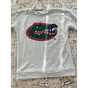 Florida Gators Womens Wooly Threads Crewneck Sweatshirt Gray Size XS College USA